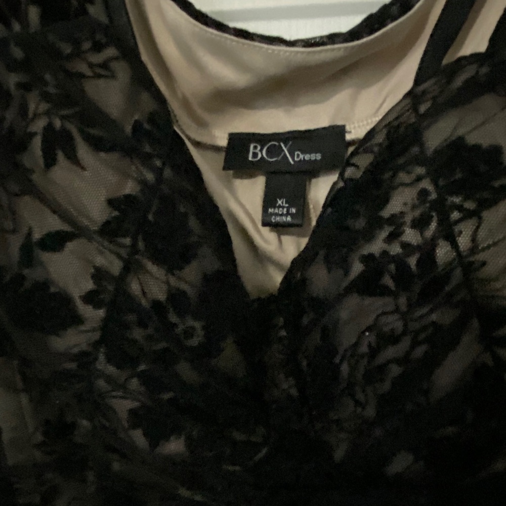 BCX Black dress juniors xl